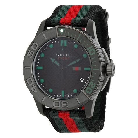 gucci nylon strap watch|gucci interchangeable watch straps.